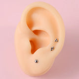 Surgical Steel Heart Tragus Cartilage Lip Stud Earrings