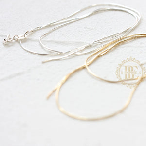 Sterling Silver Snake Chain Necklace - Open End Closure