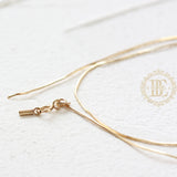 Sterling Silver Snake Chain Necklace - Open End Closure