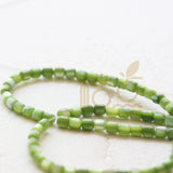 100 Pcs Dyed Shell Beads-Irregular Tube 3.5x3mm (G382)