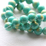 31 Colored Semi Precious Stone Beads 12mm (G406)
