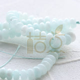 Semi Precious Stone Donut Beads 5x8mm