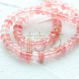75-Piece Semi Precious Stone Donut Beads 5x8mm - Varies Colors