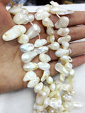 Bright Baroque Natural Freshwater Pearl Bead 8-18mm / 15inch