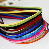 17-19 Inch Adjustable Velvet Cord String for DIY Jewelry Making 20pcs