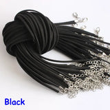 17-19 Inch Adjustable Velvet Cord String for DIY Jewelry Making 20pcs