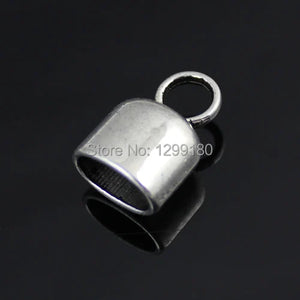 Oval Cord Crimp End Caps 6x10mm 20pcs