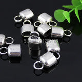 Oval Cord Crimp End Caps 6x10mm 20pcs