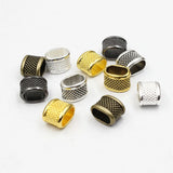 7x12mm Cord Zinc Slider Tube Bracelet Necklace Beads Watch Chain DIY Accessory