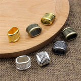 7x12mm Cord Zinc Slider Tube Bracelet Necklace Beads Watch Chain DIY Accessory
