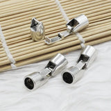 8mm Round Cord Antique Silver Lobster Clasps For Necklace Bracelet