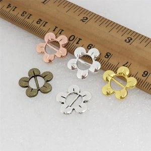 Flat Slider for Bracelet Necklace Cord Beads Watch Chain DIY Accessory