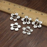 Flat Slider for Bracelet Necklace Cord Beads Watch Chain DIY Accessory