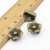 Tibetan Silver Flower Slider Beads DIY Making 30pcs