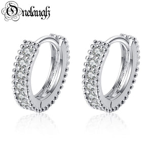 Real Moissanite Stud Earrings 925 Sterling Silver Sparkling Jewelry