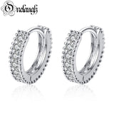 Real Moissanite Stud Earrings 925 Sterling Silver Sparkling Jewelry
