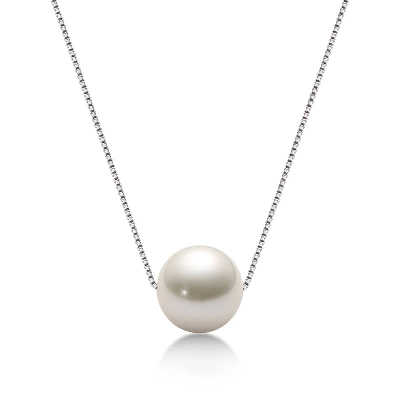 925 Silver Pendant Necklace Pink Purple Pearl Jewelry Pendant for Women
