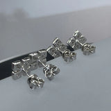 9mm Pearl Moissanite Drop Earrings Bridal Wedding Jewelry