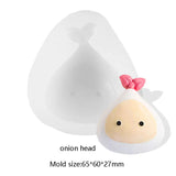 Onion Shape Silicone Baking Molds for Mousse Cake