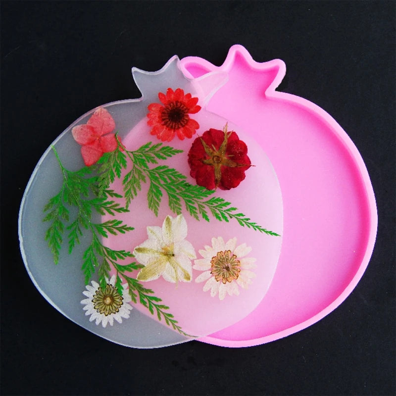 Onion Silicone Cake Holder Tray Mold Fruit Cup Mat Mold DIY Coaster Casting