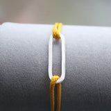 925 Sterling Silver Link Bracelet For Men Women Adjustable Rope Bracelet