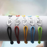 925 Silver DOUBLE COEURS Bracelet for Men Women with Adjustable Rope Bracelet