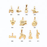 Pendant Stainless Steel Animal Geometric Necklace Gothic Access.