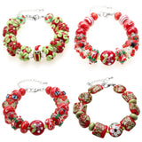 Retro Lampwork Glass Beads Set - Christmas Gift - No Duplicates