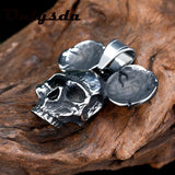 Arrival Hiphop Rock Sliding Skull Pendant Necklace Men's Skeleton Jewelry