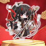 Onmyoji KeyChain Men Anime Acrylic Key Ring Onikiri Pendant Party Gift
