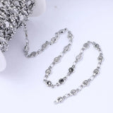 2m Stainless Steel Ball Beaded Necklace Chains
