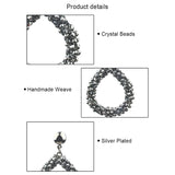 Water Drop Crystal Dangle Earrings Women