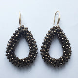 Crystal Dangle Earrings Women Boho Jewelry Water Drop Hanging Earings