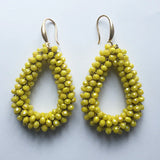 Crystal Dangle Earrings Women Boho Jewelry Water Drop Hanging Earings