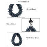 Crystal Dangle Earrings Boho Jewelry Water Drop Earrings