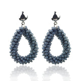 Crystal Dangle Earrings Boho Jewelry Water Drop Earrings