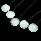 Opal 12 Constellations Necklace Pendant Reiki Healing Astrology Jewelry