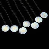 Opal 12 Constellations Necklace Pendant Reiki Healing Astrology Jewelry
