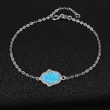 Opal Bracelet 925 Sterling Silver Round Shape