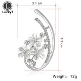 Opal Flower Brooch Rhinestone Alloy Brooch Clothing Accessories