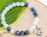 Opal Heal Crystal Bracelet, Protection Bead Bracelet