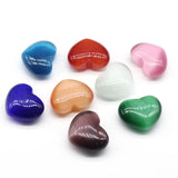 Opal Heart Ornaments 30mm Reiki Healing Decoration