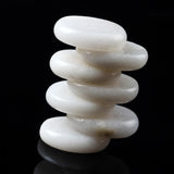 Opal Opalite Palm Stone Set Clear Crystal Reiki Healing Quartz Chakra
