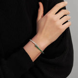 Adjustable CZ Cuff Bangle Red Green Cubic Zirconia Bracelet