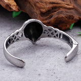 Stainless Steel Lion Head Cuff Bracelet Gothic Biker Jewelry