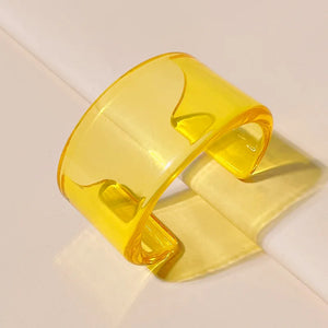 Geometric Acrylic Resin Bracelet Women Jewelry
