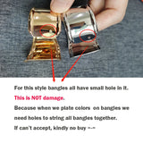 Metal Wind Bangles for Women Exaggerated Jewelry Arm Cuff