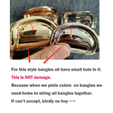 Metal Wind Bangles for Women Exaggerated Jewelry Arm Cuff