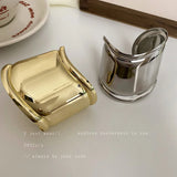 Metal Wind Bangles for Women Exaggerated Jewelry Arm Cuff
