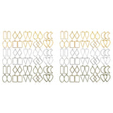 120Pcs Resin Craft Bezels Jewelry Molds for Casting